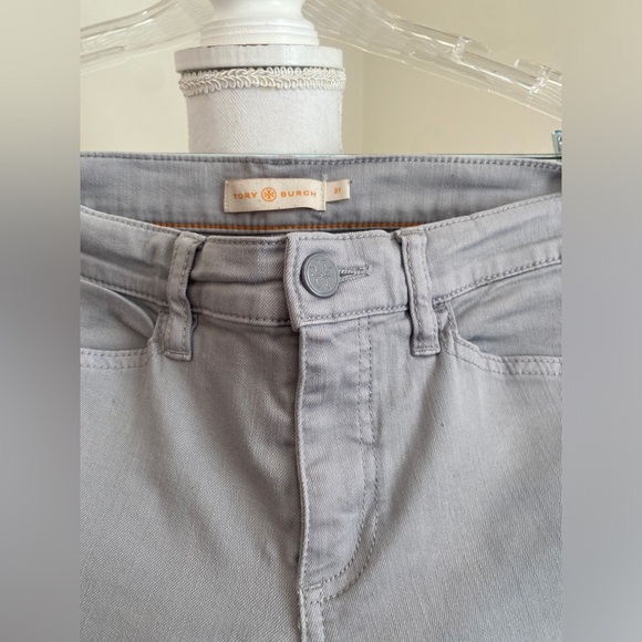 Tory Burch Women's Grey Cropped Pants Size 31 - Picture 5 of 6